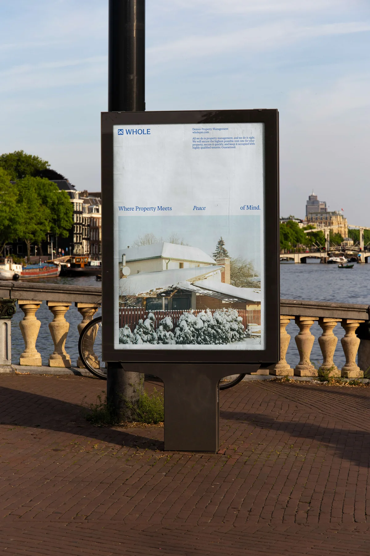 Whole street poster with architecture photography.