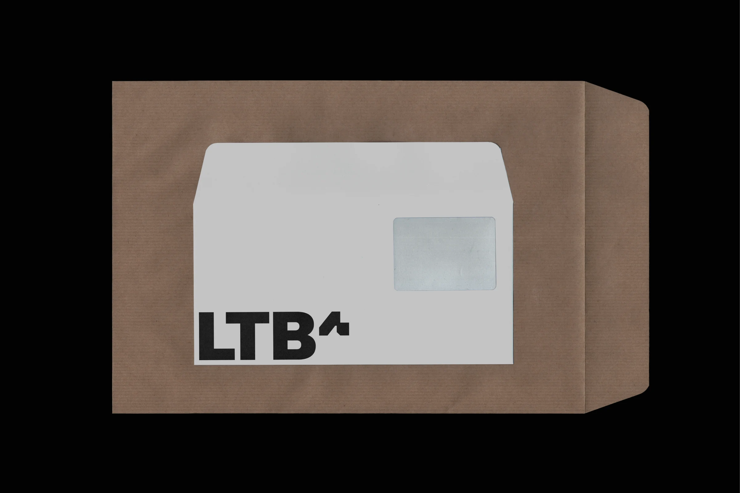 Proposed LTBa identity on a window envelope.